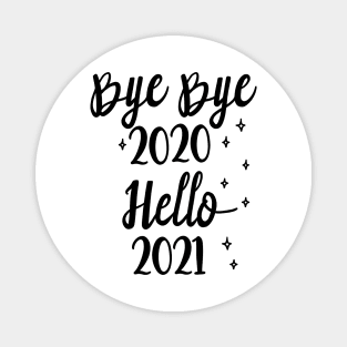 Hello 2021, Happy New Year 2021 Christmas, Merry Christmas Magnet